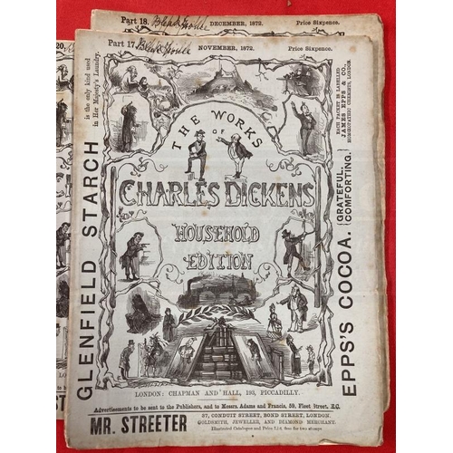 271 - Books: The Works of Charles Dickens Household Edition, published by Chapman and Hall 193 Piccadilly ... 