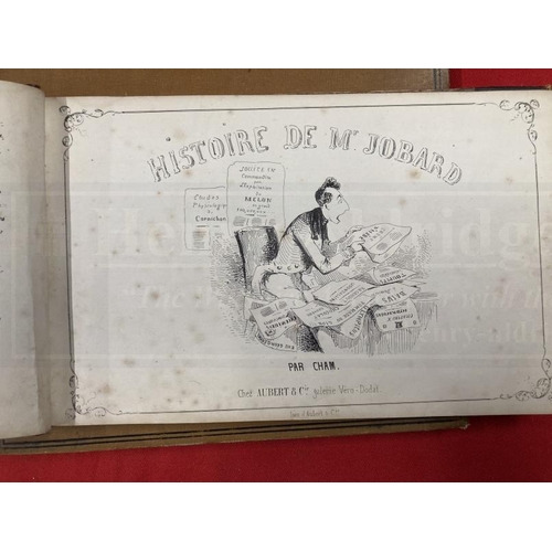 274 - Antiquarian Books: Histoire de Mr Jobard by Cham, Published by Chez Aubert & Cie, Paris 1840. Forty ... 