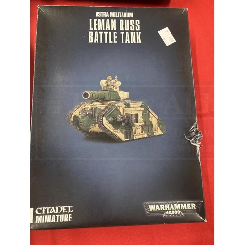 341 - Toys & Games: Warhammer construction kits. Astra Militarum Manticore Deathstrike, Valkyrie, Leman Ru... 