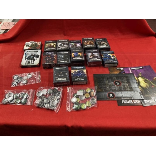 345 - Toys & Games: Warhammer Data Cards, fourteen sets, some unopened including Chaos Space Marines, Deat... 