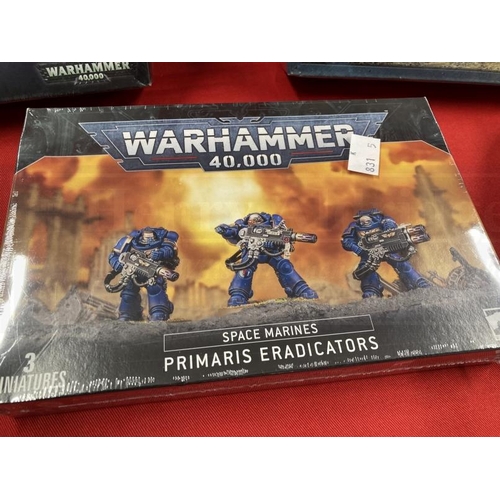 349 - Toys & Games: Warhammer construction kits, warriors. Space Marines Tactical Squad, Primaris Aggresso... 