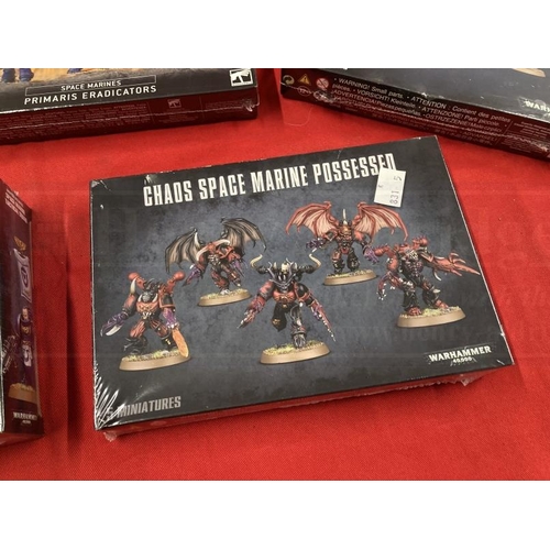 349 - Toys & Games: Warhammer construction kits, warriors. Space Marines Tactical Squad, Primaris Aggresso... 