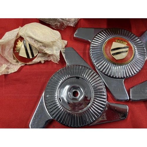 374 - Automobilia: Set of four MK II 1950s Styla Spinners in original box by Automobile Components K.F. Wa... 