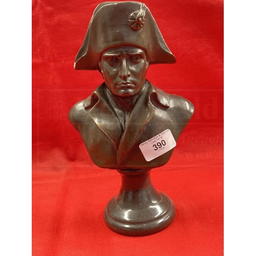 390 - After A. Canova bronze bust of Napoleon signed A. Canova and stamped bronze Garanti Paris J.B. Depos... 