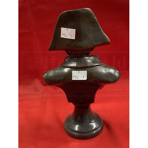 390 - After A. Canova bronze bust of Napoleon signed A. Canova and stamped bronze Garanti Paris J.B. Depos... 