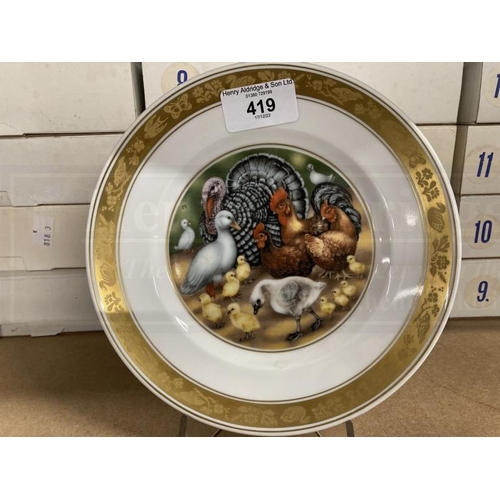 419 - Collectables: Royal Copenhagen The Hans Christian Anderson plate collection, all boxed. Set of 12.