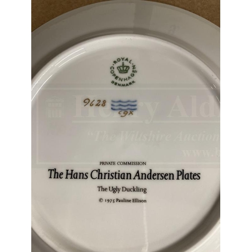 419 - Collectables: Royal Copenhagen The Hans Christian Anderson plate collection, all boxed. Set of 12.