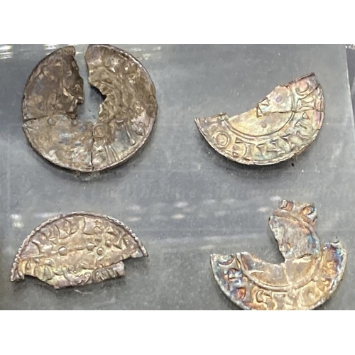 491 - Numismatics: Saxon and Norman silver pennies, all distressed. (6) one farthing, one Potin or lead wi... 