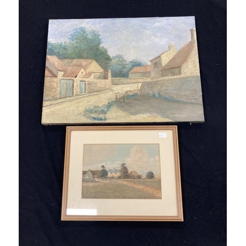 162 - Landscape Paintings & Prints: Wilfrid Ball 1970s watercolour of a Derbyshire Dales scene, framed and... 