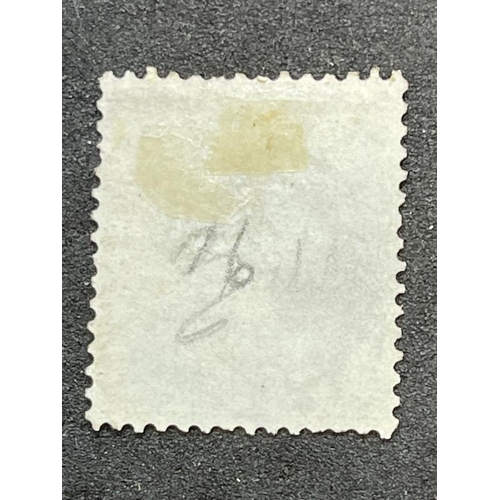 218 - Stamps: GB 1855 SG62a 4d carmine, paper slightly blued, used, watermark small garter.