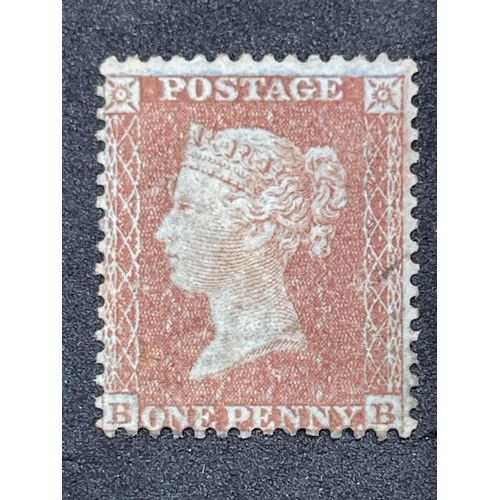 221 - Stamps: GB 1883, SG162 surcharge 6d on 6d lilac, plate 18, mint, hinged,FD.