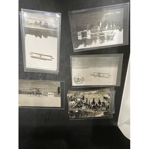 226 - Aviation/WWI/Postcards: S.F. Cody twenty-seven period postcards depicting Cody's aircraft and death ... 