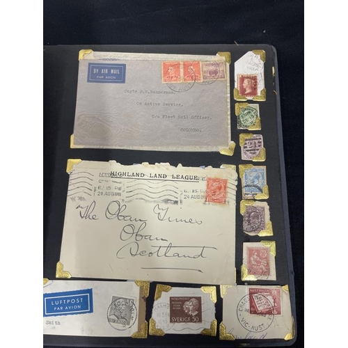 230 - Stamps: Pre-WWII World issues, on pieces and Commonwealth covers including Centenary Vancouver 1936.... 