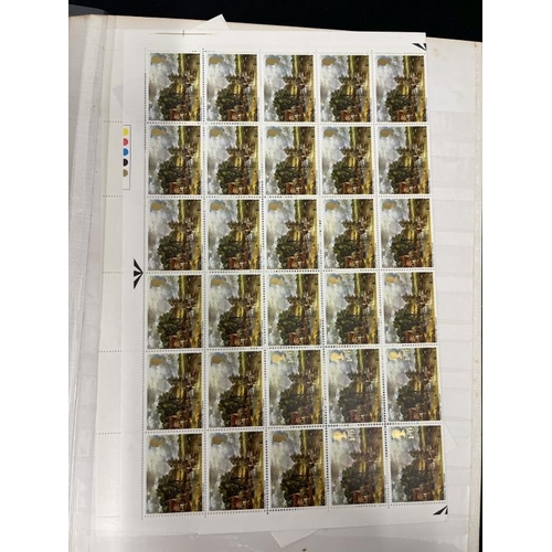 231 - Stamps: GB full sheets, half sheets and quarter sheets Queen Elizabeth 1950s-1960s including full SG... 