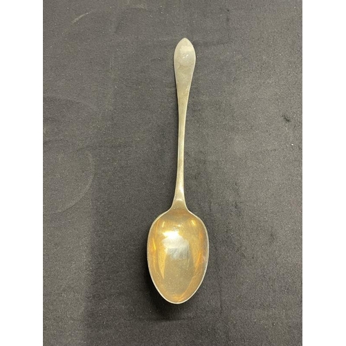 173 - WHITE STAR LINE: Elkington plate serving spoon. 13ins.