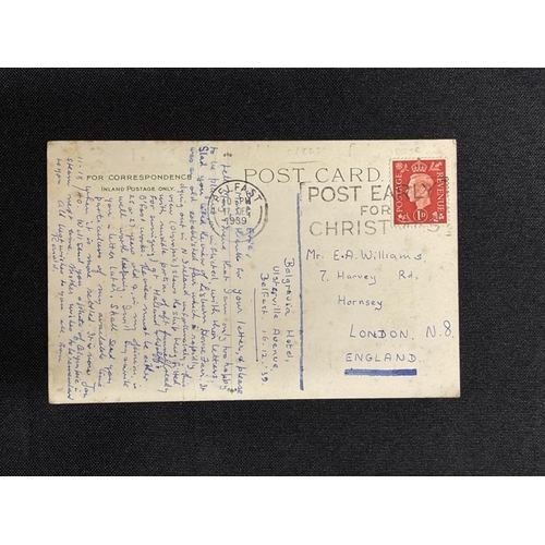 224 - R.M.S. OLYMPIC: Scarce original postcard by Walton of Belfast, either 1910 or 1911 (posted from Nort... 