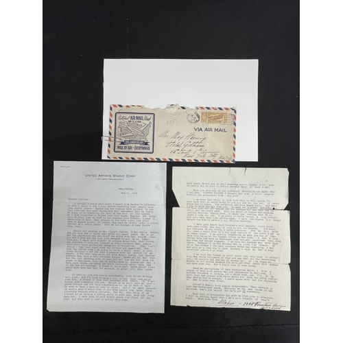 230 - R.M.S. TITANIC: Previously unseen letter, dated 5th May 1938 on United Artists Studio Corporation, H... 