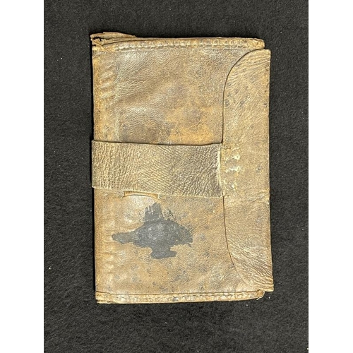 250 - R.M.S. TITANIC: Lillian Asplund Collection. An extremely rare leather document wallet/memo book, rec... 