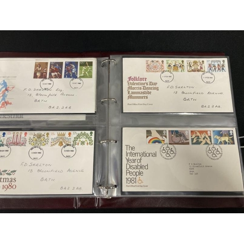 223A - Stamps: GB first day covers in five Royal Mail albums, in very good condition with a date range from... 