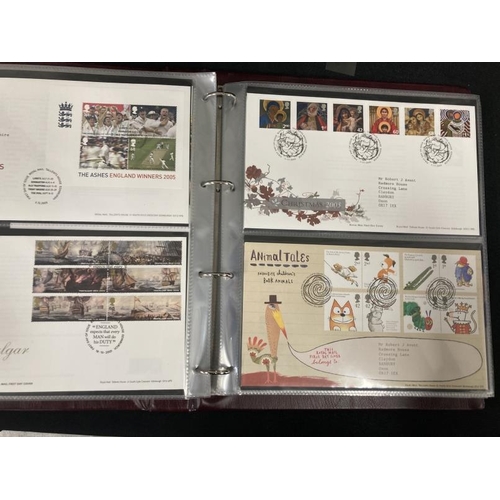 223A - Stamps: GB first day covers in five Royal Mail albums, in very good condition with a date range from... 