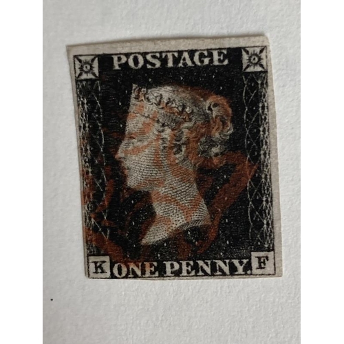 229 - Stamps: GB album 1, 1840-1951 many mint stamps, 1840 1d black, KF, four margins, two thin, obliterat... 