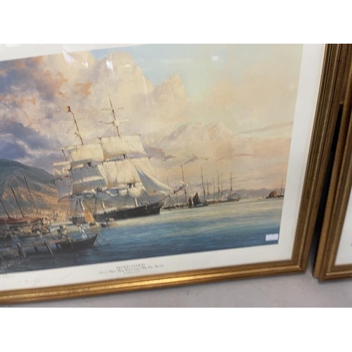 144 - 20th cent. Print, Robert Taylor signed maritime presentation copies - Flying Cloud and Spitfire Amer... 