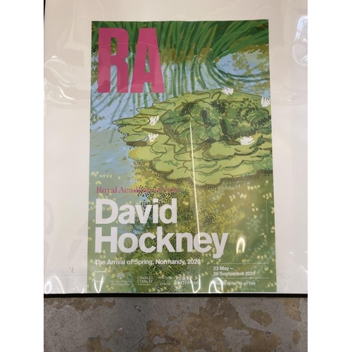 175 - David Hockney OM, CH, RA (1937-): Exhibition poster for 1853 Gallery, Salts Mill, Bradford, showing ... 