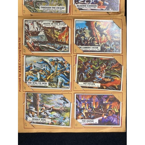 233 - Tradecards: A & B C Gum, full set of X88 Civil War News with the very rare No. 88, issued 1965, in p... 