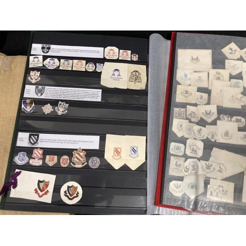 247 - Postal History: 19th cent. and later collection of ephemeral personal seals of Coats of Arms. (2 alb... 