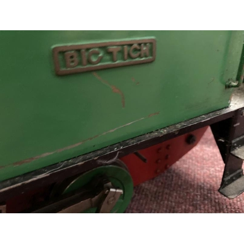 345 - Collectables: Scratch built 3½ins. gauge Big Tich steam locomotive, (Collectors' item only not to be... 