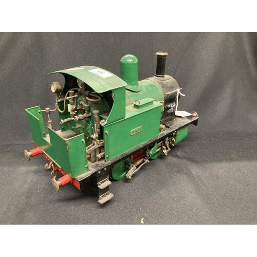 346 - Collectables: Scratch built 3½ins. gauge Tich steam locomotive, (Collectors' item only not to be use... 