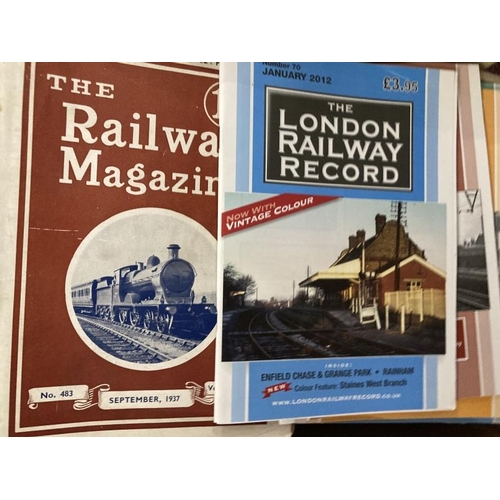 347 - Magazines: Collection of railway magazines including a 1910 Great Western Railway Magazine, several ... 