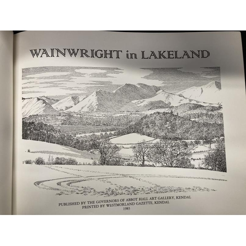 367 - Rare Books: First edition, signed limited edition 'Wainwright in Lakeland', hardback, dust jacket ne... 