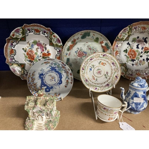 463 - 19th cent. Ceramics: Collection to include Derby, Spode, etc.