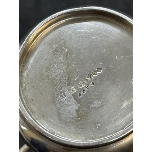 511 - Hallmarked Silver: Liberty & Co. Arts & Crafts small hammered tankard/mug 1916. Weight 4.3oz.