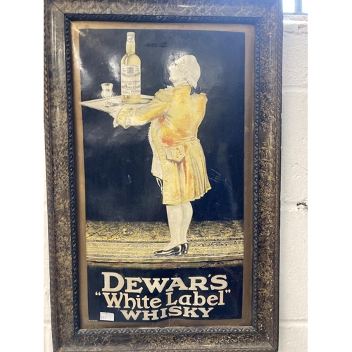 121 - Advertising: Unusual A.H. Smith & Co. of Sheffield framed glass sign promoting Glen Shee Scotch Whis... 