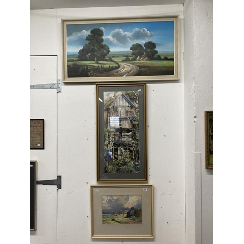 133 - 20th cent. Irish School: Sean O' Connor (1909-1992) 'Sunlit Thatch' Co. Kerry watercolour on paper s... 