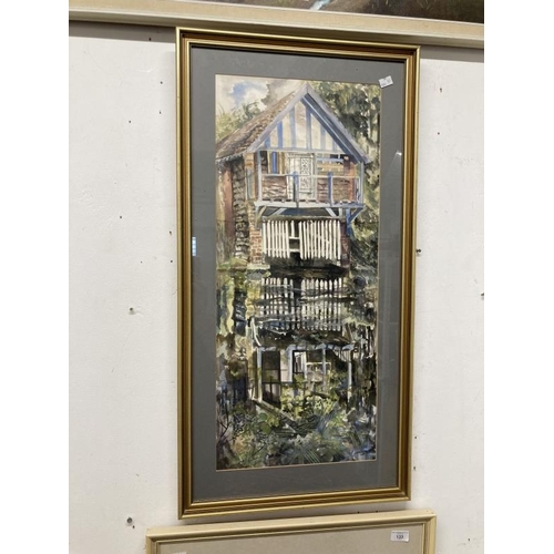 133 - 20th cent. Irish School: Sean O' Connor (1909-1992) 'Sunlit Thatch' Co. Kerry watercolour on paper s... 