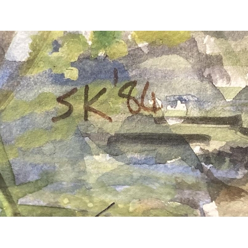 133 - 20th cent. Irish School: Sean O' Connor (1909-1992) 'Sunlit Thatch' Co. Kerry watercolour on paper s... 