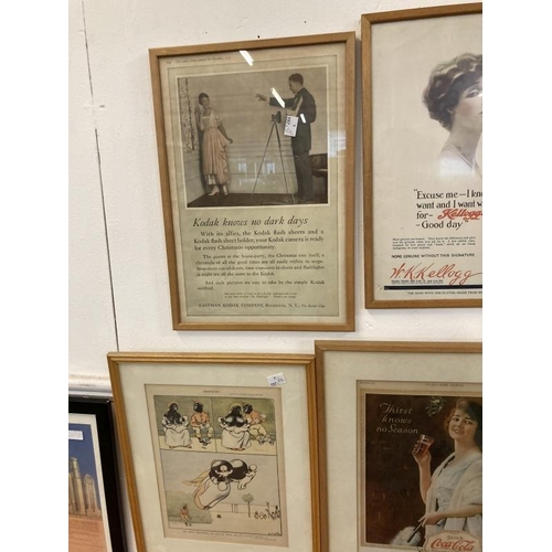 139 - Advertising: Collection of original advertisements dating from 1909 from Kellogs Corn Flakes, Rice K... 