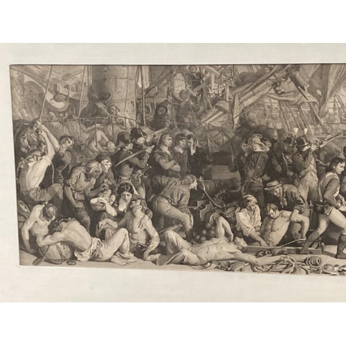 145 - Sharpe (Charles): The Death of Nelson, published by The Art Union, 1876, large uncoloured engraving ... 