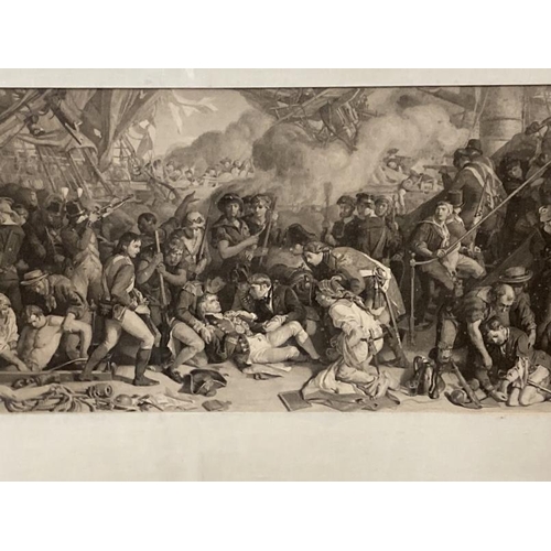145 - Sharpe (Charles): The Death of Nelson, published by The Art Union, 1876, large uncoloured engraving ... 