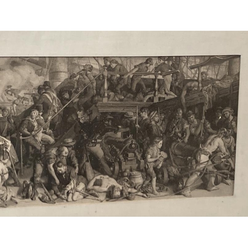 145 - Sharpe (Charles): The Death of Nelson, published by The Art Union, 1876, large uncoloured engraving ... 