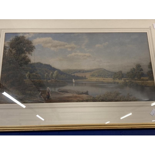 149 - Continental School: Late 19th/early 20th cent. Watercolours on paper, lakeland scenes with people in... 