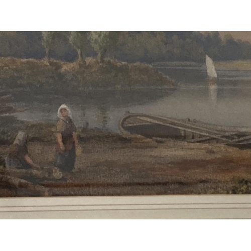 149 - Continental School: Late 19th/early 20th cent. Watercolours on paper, lakeland scenes with people in... 