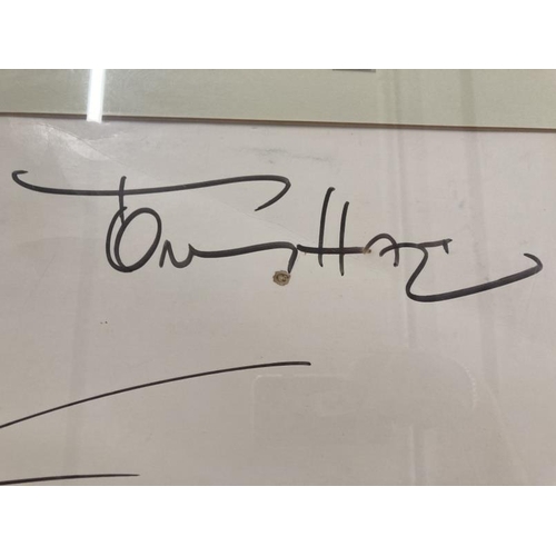 165 - Tony Hart (1925-2009): Original large format artwork in ink of a cat titled 'Supper'. 30ins. x 18ins... 