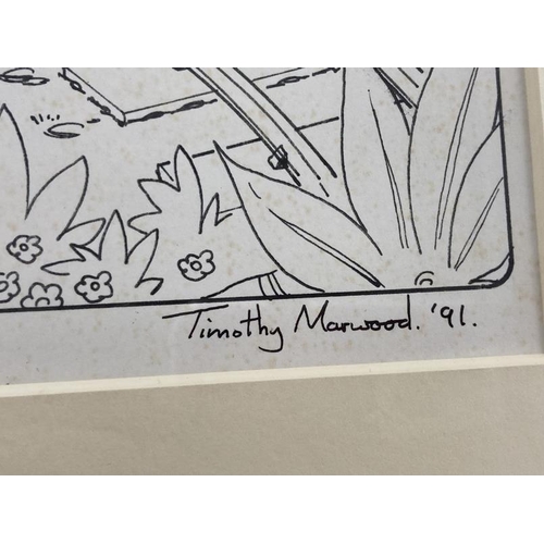 166 - Timothy Marwood (1954-2008): Original pen and ink illustration from Thomas the Tank Engine and Frie... 
