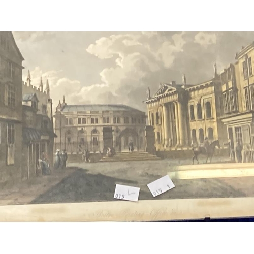 167 - Bernard C. Gotch: Watercolours, one possibly Oxford the other Northampton street scene. Approx. 14i... 
