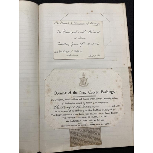 248 - Local History: WWI, October 1913 - October 1915 Mr Herbert Sainsbury Mayor of Devizes, cuttings and ... 