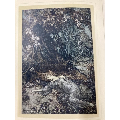 259 - Books: Arthur Rackham 1908 first edition A Midsummer Night's Dream 40 colour plates published by Wil... 